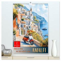 Cover Dolce Vita an der Küste von Amalfi (hochwertiger Premium Wandkalender 2026 DIN A2 hoch), Kunstdruck in Hochglanz