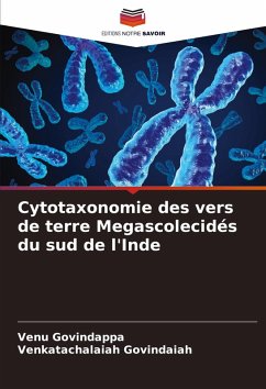 Cover Cytotaxonomie des vers de terre Megascolecidés du sud de l'Inde