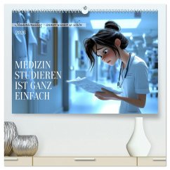 Medizin studieren ist ganz einfach (hochwertiger Premium Wandkalender 2026 DIN A2 quer), Kunstdruck in Hochglanz Medizin studieren ist ganz einfach (hochwertiger Premium Wandkalender 2026 DIN A2 quer), Kunstdruck in Hochglanz
