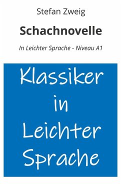 Cover Schachnovelle: In Leichter Sprache - Niveau A1