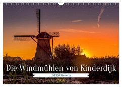 Cover Die Windmühlen von Kinderdijk - UNESCO Welterbe (Wandkalender 2026 DIN A3 quer), CALVENDO Monatskalender