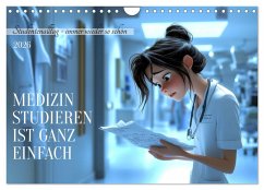 Medizin studieren ist ganz einfach (Wandkalender 2026 DIN A4 quer), CALVENDO Monatskalender Medizin studieren ist ganz einfach (Wandkalender 2026 DIN A4 quer), CALVENDO Monatskalender