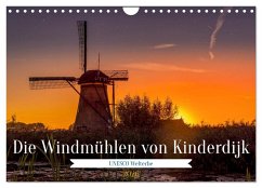 Cover Die Windmühlen von Kinderdijk - UNESCO Welterbe (Wandkalender 2026 DIN A4 quer), CALVENDO Monatskalender