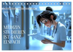 Medizin studieren ist ganz einfach (Tischkalender 2026 DIN A5 quer), CALVENDO Monatskalender Medizin studieren ist ganz einfach (Tischkalender 2026 DIN A5 quer), CALVENDO Monatskalender