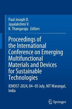 Cover Proceedings of the International Conference on Emerging Multifunctional Materials and Devices for Sustainable Technologies