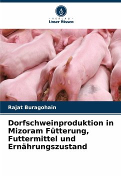 Cover Dorfschweinproduktion in Mizoram Fütterung, Futtermittel und Ernährungszustand