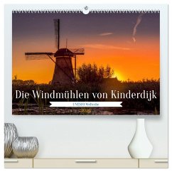 Cover Die Windmühlen von Kinderdijk - UNESCO Welterbe (hochwertiger Premium Wandkalender 2026 DIN A2 quer), Kunstdruck in Hochglanz