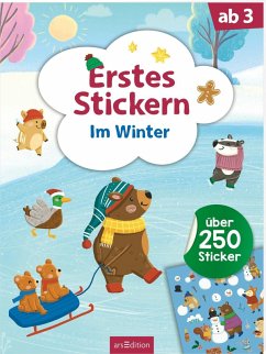 Erstes Stickern - Im Winter Cover Erstes Stickern - Im Winter