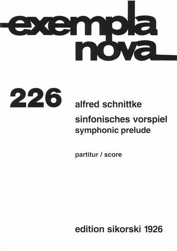 Sinfonisches Vorspiel für Orchester Studienpartitur