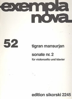 Cover Sonate Nr.2 für Violoncello und Klavier