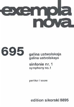 Sinfonie Nr.1 für 2 Stimmen und Orchester Studienpartitur (kyr)