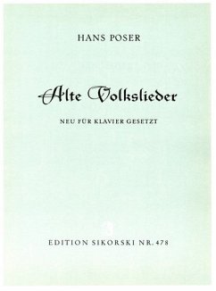 Cover Alte Volkslieder für Klavier neu gesetzt