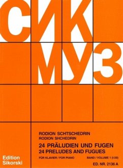 Cover 24 Präludien und Fugen Band 1 (Nr.1-12) für Klavier