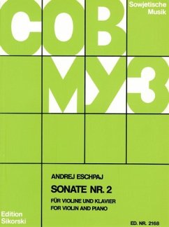 Cover SONATE NR. 2 FUER VIOLINE UND KLAVIER GRATSCH, E., ED.