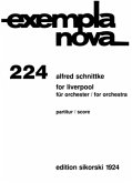 For Liverpool for orchestra Studienpartitur For Liverpool for orchestra Studienpartitur