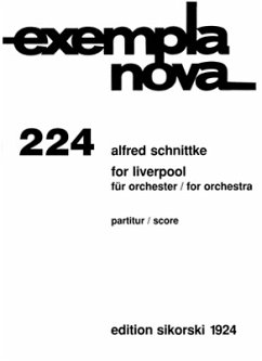 For Liverpool for orchestra Studienpartitur