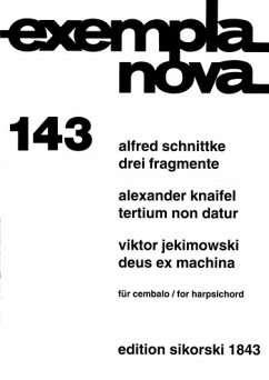 Cover 3 Fragmente für Cembalo
