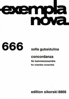 Cover Concordanza für Ensemble (10 Spieler) Studienpartitur