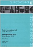 Streichquartett Nr.8 für Klavier Streichquartett Nr.8 für Klavier
