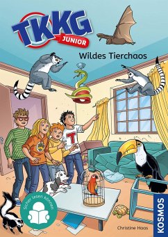 Cover TKKG Junior, 4, Wildes Tierchaos