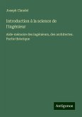 Introduction à la science de l'ingénieur Introduction à la science de l'ingénieur