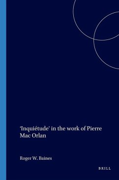 'Inquiétude' in the Work of Pierre Mac Orlan - Baines, Roger W