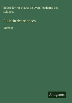 Cover Bulletin des séances