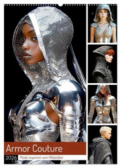 Cover Armor Couture. Mode inspiriert vom Mittelalter (Wandkalender 2026 DIN A2 hoch), CALVENDO Monatskalender