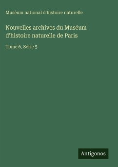 Cover Nouvelles archives du Muséum d'histoire naturelle de Paris