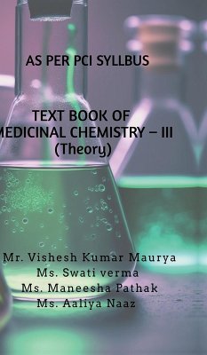 Cover TEXT BOOK OF MEDICINAL CHEMISTRY - III (Theory)
