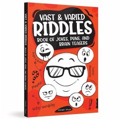 Cover Vast and Varied Riddles Book of Jokes, Puns, and Brain Teasers