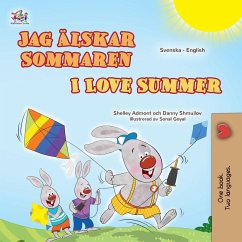 Cover I Love Summer (Swedish English Bilingual Children's Book)