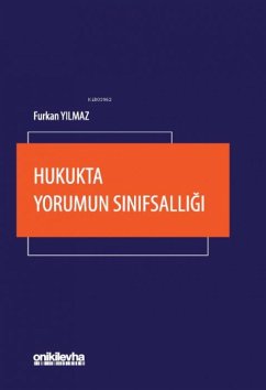 Cover Hukukta Yorumun Sinifsalligi