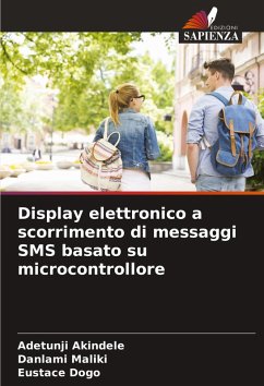 Cover Display elettronico a scorrimento di messaggi SMS basato su microcontrollore