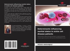 Cover Determinants influencing martial status in sickle cell disease patients