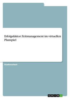 Cover Erfolgsfaktor Zeitmanagement im virtuellen Planspiel