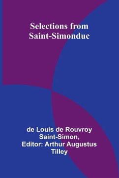 Cover Selections from Saint-Simon