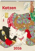Katzen in der japanischen Kunst. Wandkalender 2026