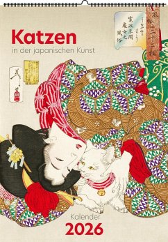 Cover Katzen in der japanischen Kunst. Wandkalender 2026
