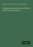 Catalogue des gentilshommes d'Alsace, Corse, Comtat-Venaissin