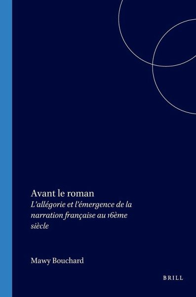 Avant le roman Avant le roman