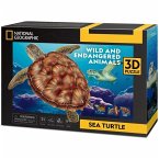 CUBICFUN 661080 - 3D Puzzle Meeresschildkröte 31 Teile