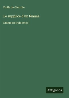 Cover Le supplice d'un femme