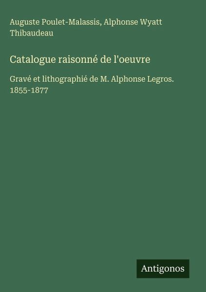 Catalogue raisonné de l'oeuvre Catalogue raisonné de l'oeuvre