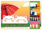 Schnurren, Springen, Streiche spielen (Wandkalender 2026 DIN A3 quer), CALVENDO Monatskalender Schnurren, Springen, Streiche spielen (Wandkalender 2026 DIN A3 quer), CALVENDO Monatskalender