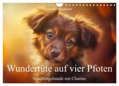 Cover Wundertüte auf vier Pfoten - Mischlingshunde mit Charme (Wandkalender 2026 DIN A4 quer), CALVENDO Monatskalender