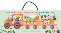 Cover Mein Buch- und Puzzle-Zug: Bauernhof