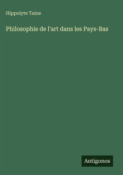 Cover Philosophie de l'art dans les Pays-Bas