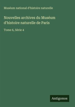 Cover Nouvelles archives du Muséum d'histoire naturelle de Paris