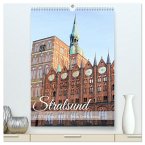 Stralsund - Altstadt und Hafen (hochwertiger Premium Wandkalender 2026 DIN A2 hoch), Kunstdruck in Hochglanz